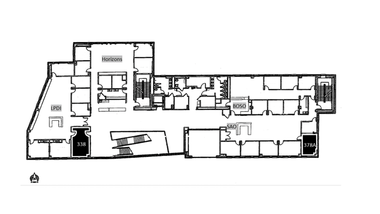 Krach Leadership Center Third Floor plan layout