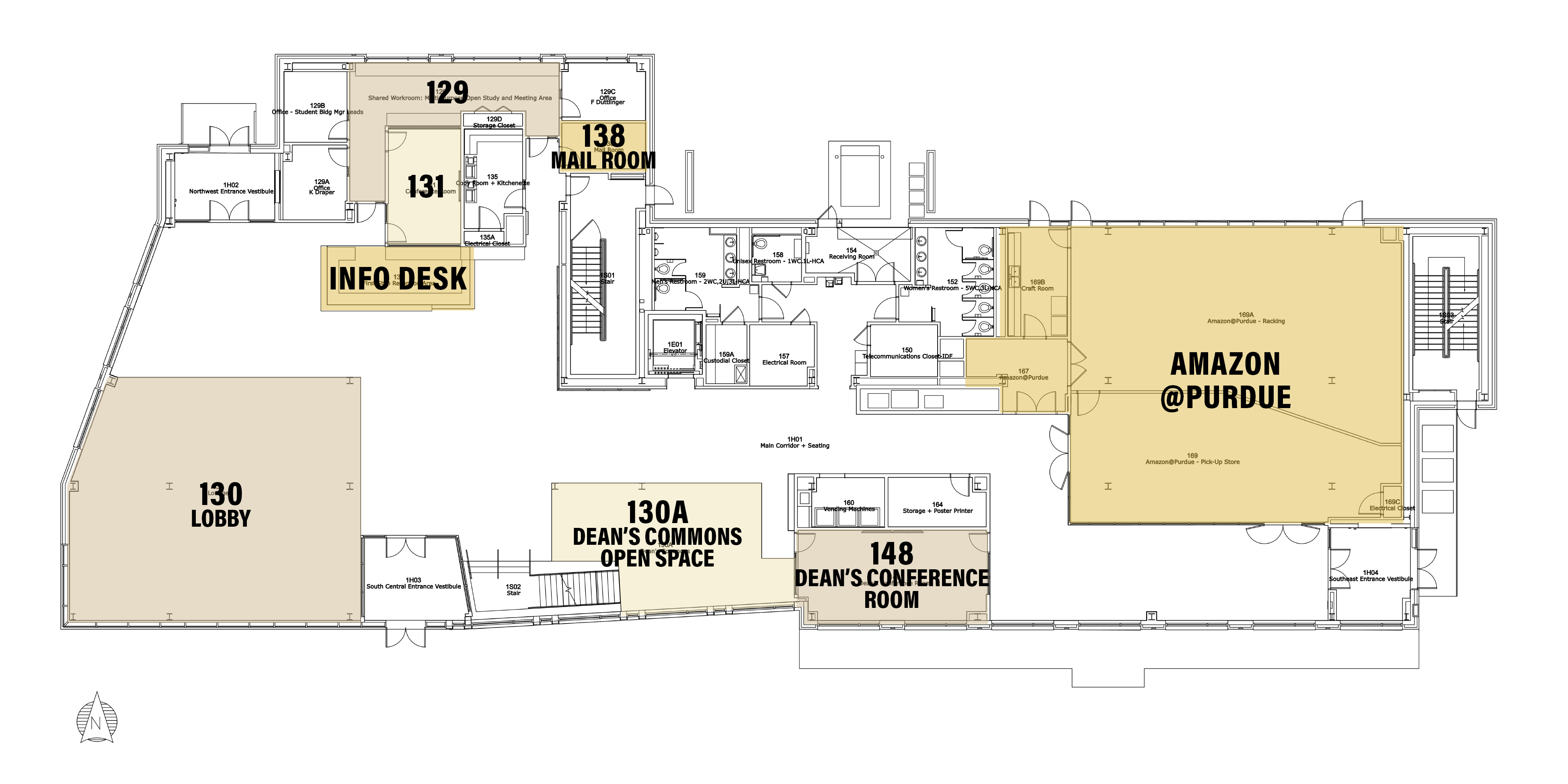 Krach Leadership Center First Floor floor plan